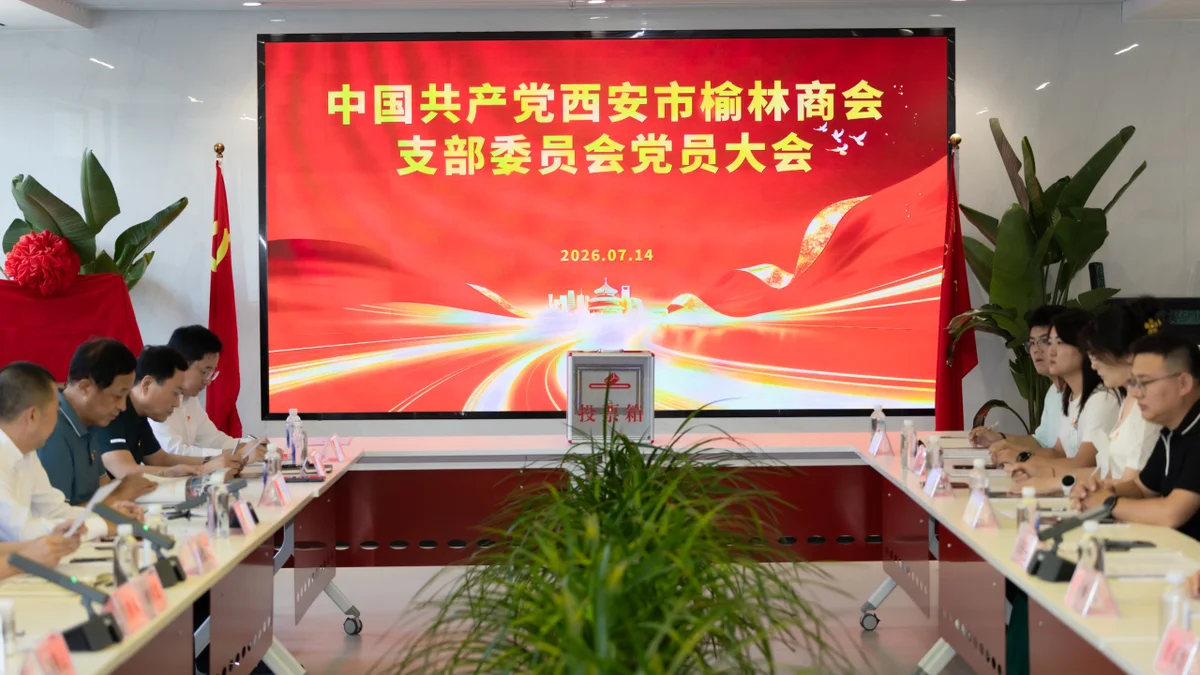 中共西安市榆林商会支部委员会成立大会圆满召开 图7